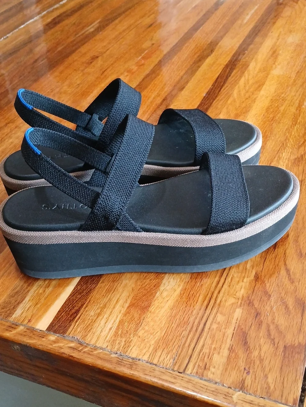 Rothy's The Lightweight Wedge Platform Sandal - 8.5